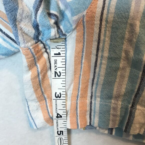 Briggs Striped Womens Shorts XL Rayon & Linen Blend - Picture 5 of 6